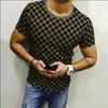 Camisetas masculinas Moda Moda verão Manga curta Muscle T-shirt ginásio superior masculino Tops de musculação do masculino Tops de roupas esportivas