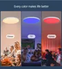 Marpou RGB Smart plafondlicht met app spraakbesturing Alexa/Google afstandsbediening 220V lamp LED -lichten voor kamer slaapkamer