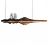Ljuskronor Zhongshan Solid Wood Harts Chandelier Lamp Chinese Japanese Nordic Led Retro Branch For Living Room Modern