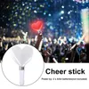 21cm Parti Hediye Kalp Şekleli LED Glow Sticks 15 Renk Değişimi Floresan Kamp Festivalleri İçin Parlak Yanıp Sönen Işık Çubuğu Düğün Düğün