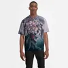 Męskie koszule Tshirt Skull Flower Przyczynowy krótki rękaw