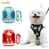 Dog Collars Adjustable Harness Vest With Leash Reflective For Small Medium Cat Collar Walking Breathable Puppy