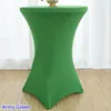 Party Decoration 1pc 60cm80cm Spandex Lycra Cocktail Table Covers White And Black High Stretch Bar Linen Wedding Decor