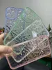 Fundas de TPU suave de grano de diamante bling para iPhone 15 14 pro max 13 12 x xr xs 8 7 más iPhone15 orificio fino transparente cristal transparente brillo móvil Piel de cubierta móvil