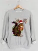 Women's Hoodies Wowen's Christmas Squirrel Lights Print Casual Sweatshirt Holiday Gift For Lover Couple Pullover Streetwear Fashion Tops