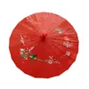 Parasol tryckt hantverk paraply silktyg bröllop brida paraply dekoration dans rrc561