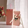 Emballage cadeau Style de mode 5 pièces 10x8x21cm boîte à bonbons de mariage européen rose Vase créatif grand sac emballage cadeaux de vacances