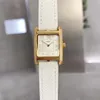 Luxury Lady Zircon Quartz Watch Cape Cod Digital Number Clock Women Genuine Leather Wristwatch White Mother of Pearl Dial 23mm