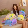 40 cm urocze Rainbow Plush Salamander Dolls Hexagonal Dinosaur Dollsplush Salamander Doll Lalk Spot Hurtowe UPS lub DHL