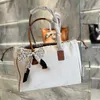 Grote capaciteit totes witte winkelen mode handtas canvas dames outdoor tas tas klassieke hoogwaardige kunstwerken casual handtassen vintage luxe