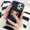 Bayanlar Lüks Deri Phonecase Designer Kickstand Telefon, iPhone 13 için Moda Deri Tahıl Telefonları Kabuğu PROMAX 12PRO XSMAX 14 PRO