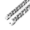 Chains Exaggerated Extra-coarse 32mm Stainless Steel Silver Color Top Quality Cuban Large Pet Dog Chain Necklace Pitbull Collars Choker