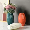 Wazony nordycki minimalistyczny plastikowy wazon Art Dekoracja domu Ozdoby kwiatowe