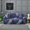 Chair Covers Leaves Printed Elastic Sofa Cover Spandex Polyester Corner Funda Couch Slipcover Protector Living Room 1/2/3/4 Seater