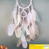 Colorful Handmade Dream Catcher Feathers Car Home Wall Hanging Decoration Ornament Gift Wind Chime Craft Decor Supplies