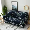 Stoelbedekkingen tropische planten sofa cover flamingo's printbank 4/3/2/1 zuiverer universele elastische slipcovers l vorm set