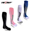 Chaussettes pour homme Compression pour homme Femme Coupe athlétique graduée Course à pied Œdème Diabétique Varices Compressé