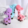 Décoration de fête 1 pièces mignon peluche girafe doux bébé jouets Animal chère poupée enfants cadeaux d'anniversaire fête des enfants décor à la maison