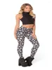 Dames leggings mode dames dames schedel legging vrouw jeggings legings fitness pant broek bedrukt