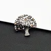 브로치 Cindy Xiang Rhinestone Tree Brooch 패션 빈티지 아름다운 Winter Pin 2 색상 사용 가능한 여성 및 남성 액세서리