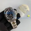 TOP NF Men Sport Luxury Watch 2824 2836 3235 Automatisk mekanisk anpassad r￶da dj￤vlar Dykning Gradient Blue Mens Scarlet Letter 44/43mm 904L Sapphire Watch Waterproof