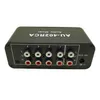 4-in-1 audio signal mixer panel multi-channel stereo RCA DC 5V-19V