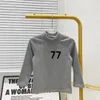 أطفال أطفال مصممون ملابس الأولاد الأساسيين Tshirt كامل الأكمام T Shirt 1977 Toddler Girls Kid Clothing Ess Ess Tops Autumn Spring Youth Infants S1RX#