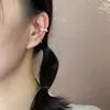 Backs Earrings Imitation Pearls Beads Clip Earring For Women Kpop Tassel Fake Piercing Ear Cuff Rose Gold Color Cartilage Rings Jewelry