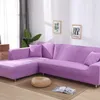 Chair Covers Stretch L Shaped Sofa Cover For Living Room Chaise Longue Sectional Slipcover Corner Shape Elastic 2 Pcs