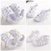 Premiers marcheurs été bébé fille chaussures enfant en bas âge en cuir PU doux tissu semelle baskets enfants Walker SD18