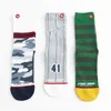 Men's Socks Unisex Fashion Men 100 Cotton Harajuku Colorful Full 1 Pair Size 35-43 Street