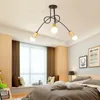 Nordiska tr￤taklampor Vintage Lampor f￶r hemmet Levande sovrumsbelysningsarmaturer E27 Iron Luminaria