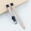 ALK watch strap 10mm band for women ladies watches genuine cow leather pink purple green fashion bracelet strap wristband 10mm259W