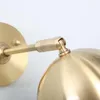 Wall Lamps Bedroom Bedside Lamp Nordic Copper LED Brass Light Living Room Kitchen Bathroom Aisle AC90-260V E27