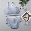 Bras Sets Female Bra Set Tops vs Women Fitness Fitness Seamless Thongs Suit Sexy Lace Underwear Bh Girl Letter Lingerie