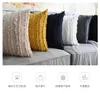 Kudde 45x45cm mode Tassels täcker kuddefasig färgfodral dekor soffa kast kuddar rum dekorativ