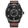 Relogio Masculino Curren Luxury Brand Sports Wurstwatchディスプレイデートメンズクォーツウォッチレザーストラップ防水男性Clock2630