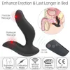 Beauty Items 15 Speed Vibrator For Men Butt Plug Wireless Remote Prostate Massager Testicular Anal Vagine sexy Toys Shop