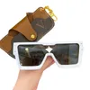 사이클론 선글라스 투명한 정사각형 거울 프레임 안티 엑스 턴 광기학 남자 여자 브랜드 혼합 컬러 디자이너 안경 레트로 클래식 선글라스 Z1547E