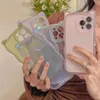 Japon cas mignon 3D chat oreille bord ondulé étui de téléphone en silicone pour iPhone 14 13 Pro Max 12 11 X XS XR 7 8 Plus housse de protection transparente