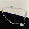Designer Hart Armbanden Ketting Hangers Voor Dames Mode Diamanten Gouden Ketting Armband Zilveren Ketting Sieraden Set Heren Luxury298h