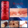 Sk￶nhetsartiklar manlig onanator cup realistisk vagina riktig fitta silikon anus sexig anal konstgjord vaginal masurbation leksaker f￶r m￤n