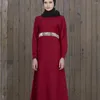 Etniska kläder 2022 Muslim Hui Nationalitet Lång kjol Fashion Single Layer är inte transparent solsken Robe Abaya Turkiet