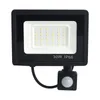 PIR Motion Sensor LED Floodlight IP66 Waterdichte schijnwerpers Buiten Spotlight Wandlamp Reflector 10W 20W 30W 50W 100W 150W 200W