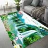 Tapis de paysage chinois nordique pour chambre à coucher, décoration de salon, tapis de maison pour adolescent, antidérapant