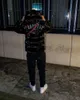 Trapstar London Trap Down Parka Män Kvinnor Brand Shiny Black Embroidery Puffer Jacket