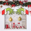 Décorations de Noël Porte en bois Panneau suspendu Décoration pour la maison Mur Art Ornement Pendentif