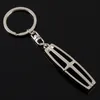 Keychain 3D Car Keychain Llavero Keyring pour Lincoln Auto Key Chain Ring Styling Keyholder Metal 4S Cadeaux