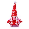 2023 Nowy prezent walentynkowy Pluszowy Doll Bezbusowy Dalk Darff Rose Loving Goblin Para Cute Doll Ornament