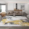 カーペットノルディックスタイルのカーペットリビングルーム豪華な抽象的抽象的な大部分の床敷物ベッドルーム装飾学習ホールマット洗える